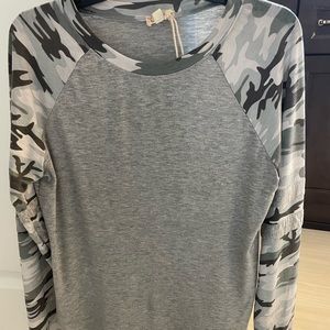 NWOT camo top